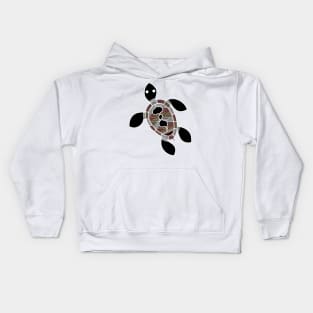 Aboriginal Art - Turtle Kids Hoodie